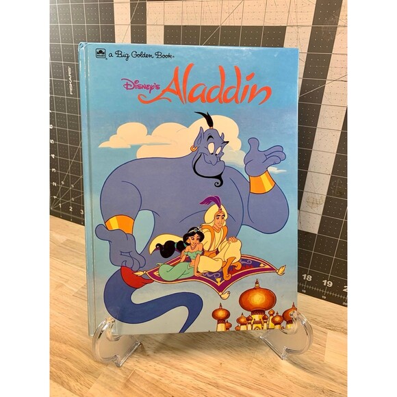 Disney Other - Golden Book - Disney - Aladdin - Vintage Book 1992